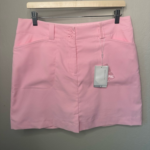 NWT NIKE GOLF Dri-Fit Skort Athletic Skirt Pink Style 256868 - Picture 9 of 15